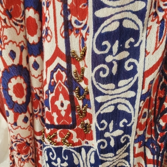 ASOS Bohemian Sequin Tassel Kimono - Picture 8 of 10